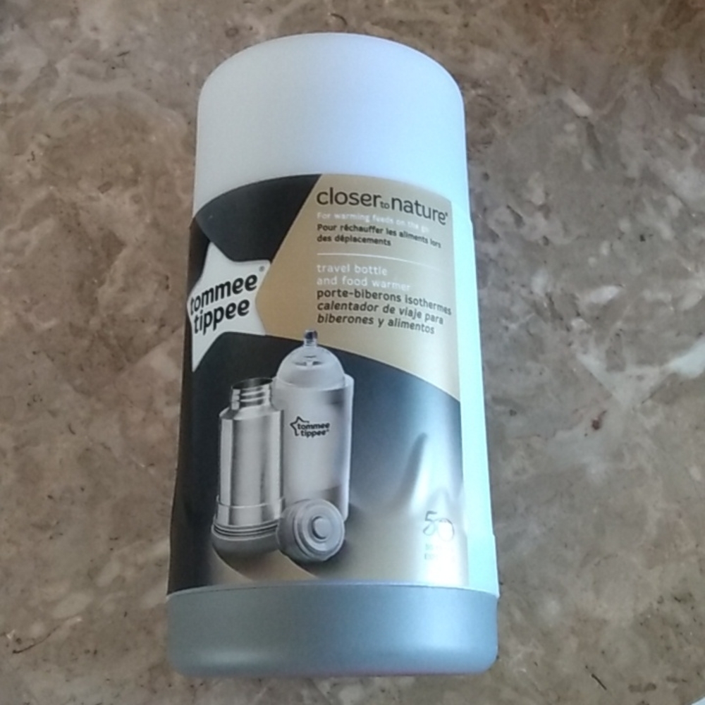 NEW TOMMEE TIPPEE TRAVEL BOTTLE AND FOOD WARMER